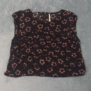 Free People Crop Top T-Shirt XS